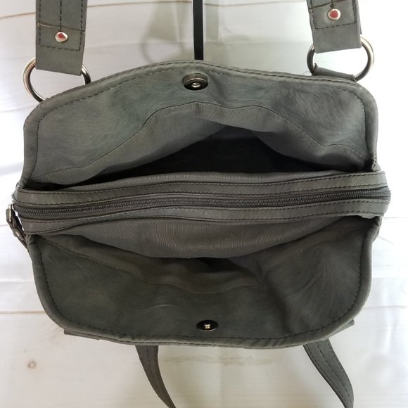 RELIC by Fossil Shoulder Bag Angela Shopper Grey Hand Bag Purse - Picture 6 of 10